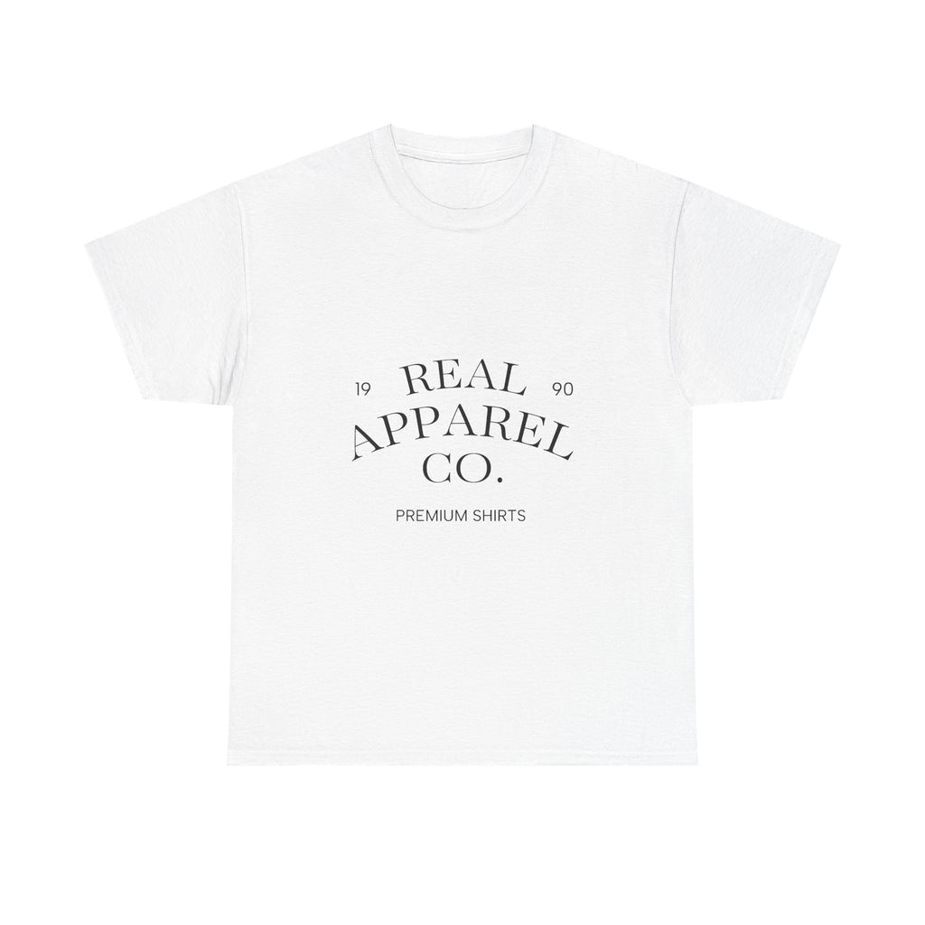 Real Apparel Co. Tee - Classic Vintage Logo Cotton T-Shirt