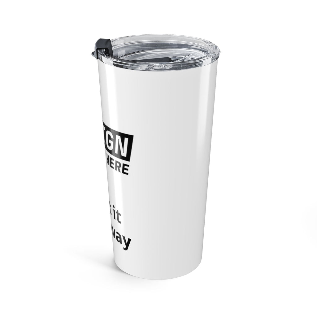 20oz Custom Tumbler - Personalized Travel Cup, Double-Wall Insulated