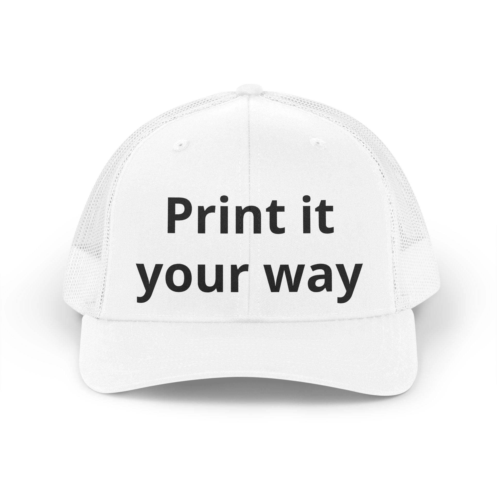 Trucker Hat - "Print It Your Way" Retro Mesh Cap