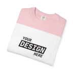 Custom Printed T-Shirt — "Your Design Here" Garment-Dyed Tee