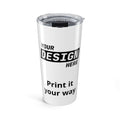 20oz Custom Tumbler - Personalized Travel Cup, Double-Wall Insulated
