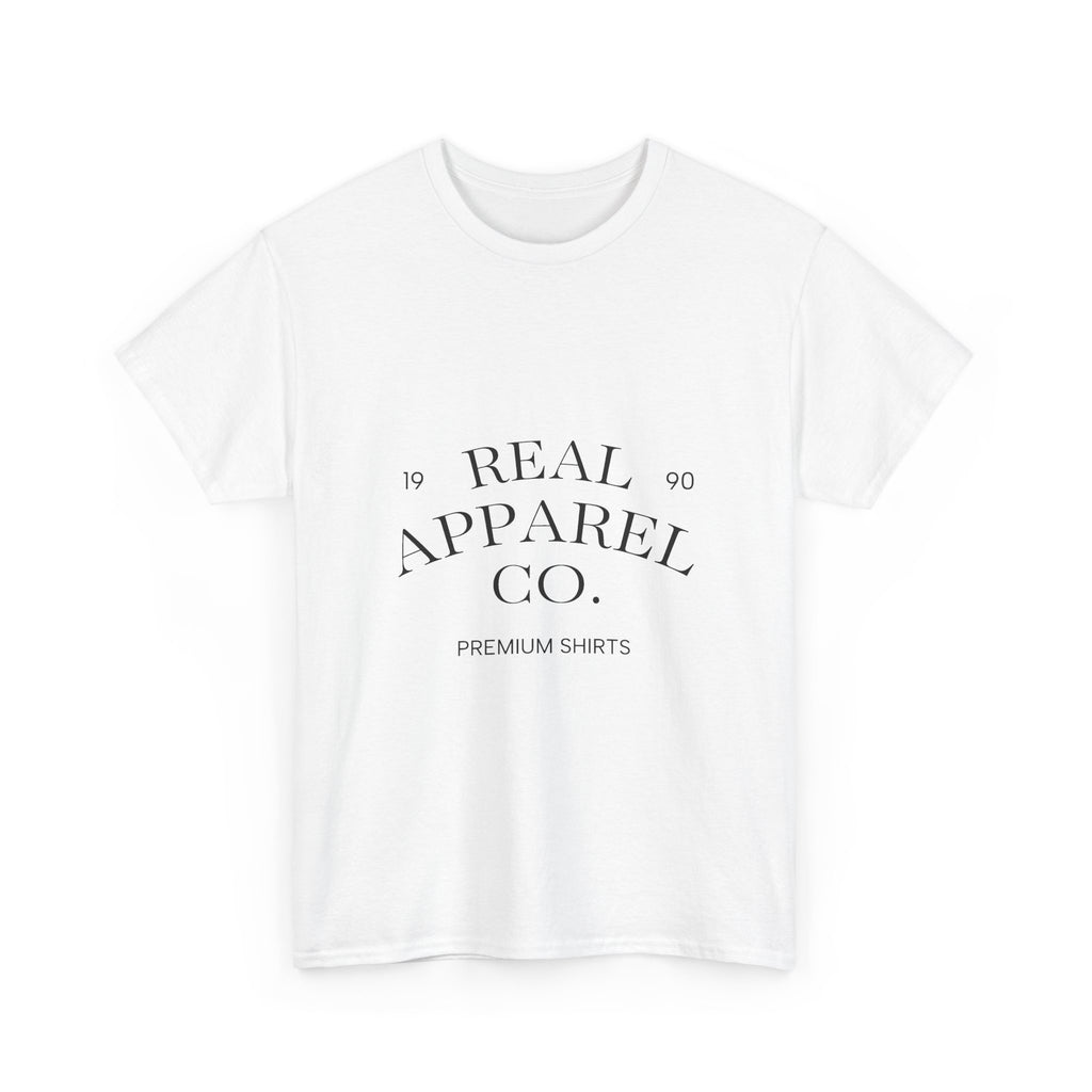 Real Apparel Co. Tee - Classic Vintage Logo Cotton T-Shirt