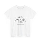 Real Apparel Co. Tee - Classic Vintage Logo Cotton T-Shirt