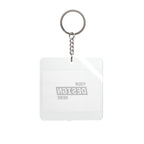 Personalized Square Keychain — Custom Photo or Design Insert