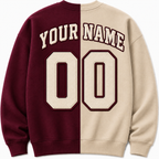 CUSTOM TWO TONE Toms River High School South Football Crewneck