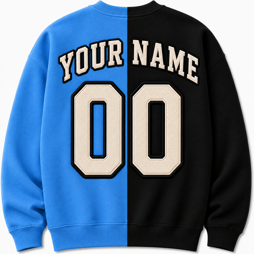 CUSTOM  TWO TONE Toms River High School East Football Crewneck