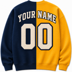 CUSTOM Two Tone High School North Crewneck