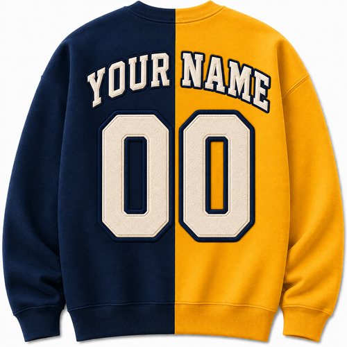 CUSTOM Two Tone High School North Crewneck