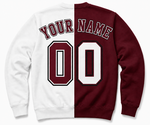 Custom Toms River Warriors Two Tone Crew neck